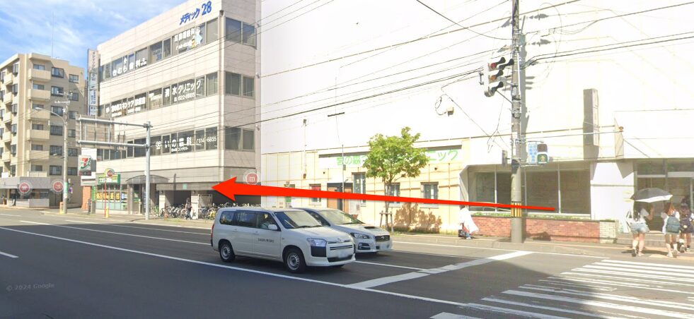 環状通を北に進む